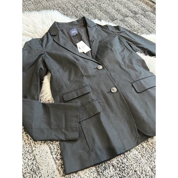 GAP Women's Black Basic Modern‎ Blazer Size 8 (MSRP $88) - Picture 2 of 2